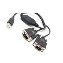 کابل تبدیل USB به 2x Serial بافو مدل BF-816 Bafo BF-816 USB to 2xSerial cable converter